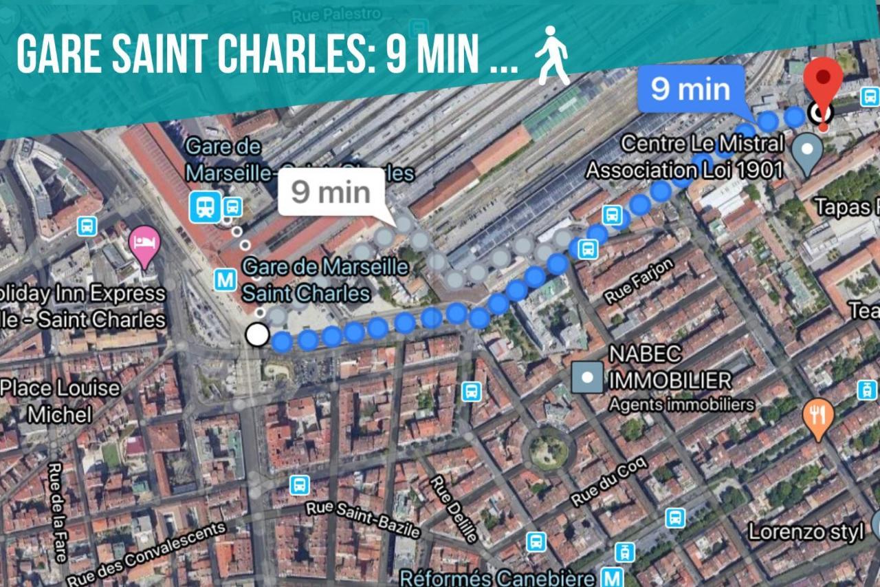 5 Minutes Saint Charles Lejlighed Marseille Eksteriør billede